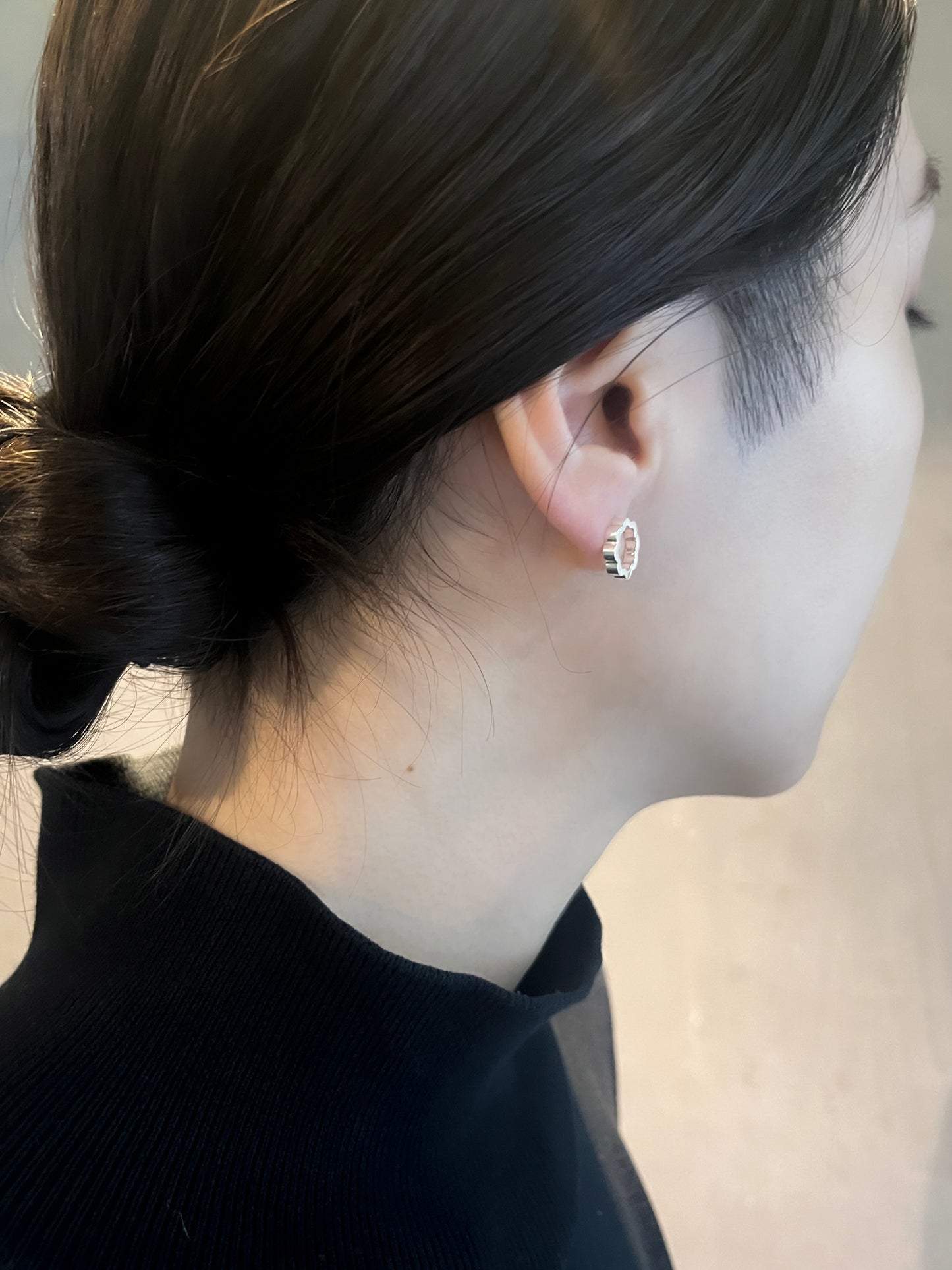 Flora | Flora | Pierced Earrings | Silver