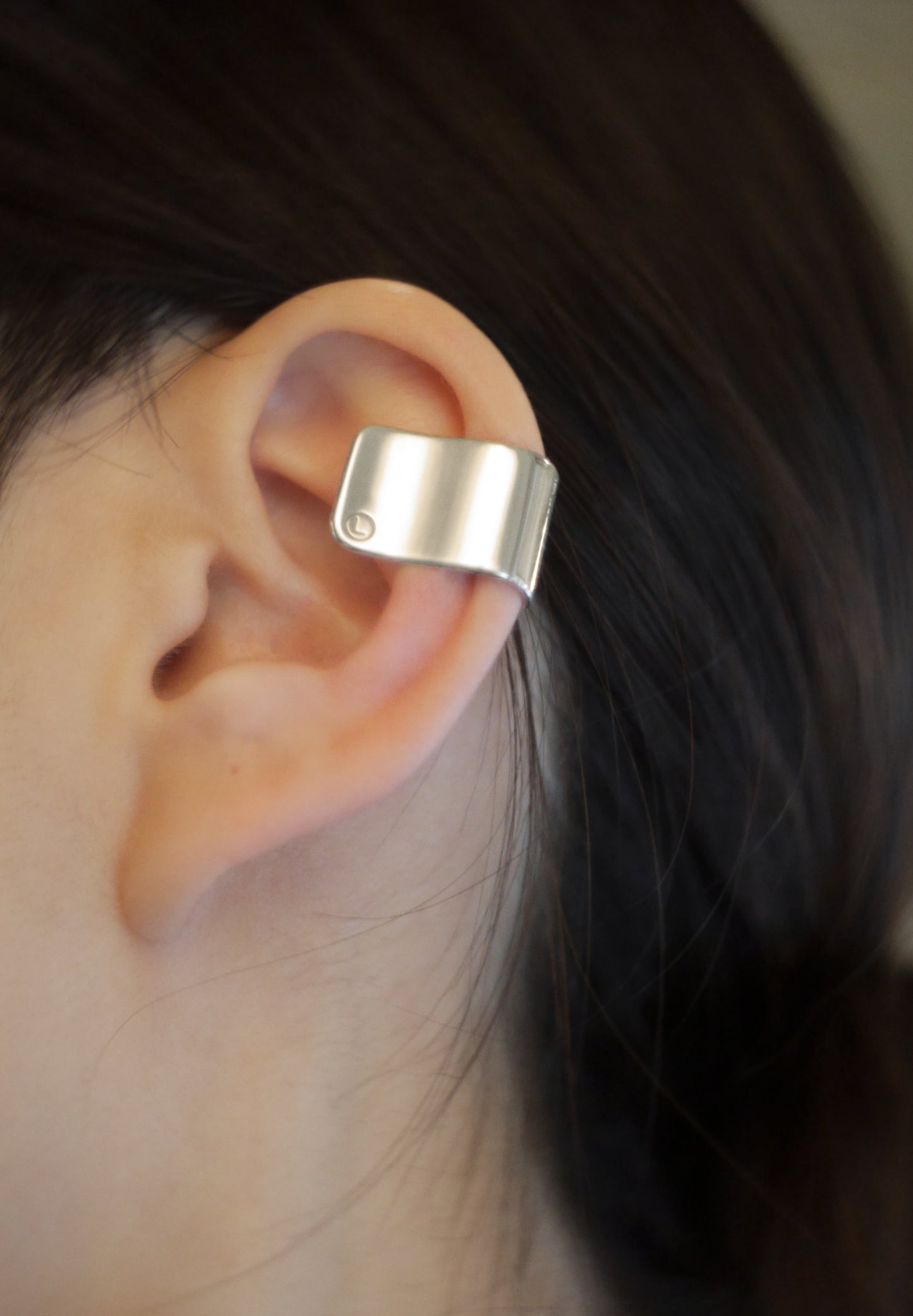 Hearing AID | Hearing Aid | Ear Cuff | Silver | Single | Left
