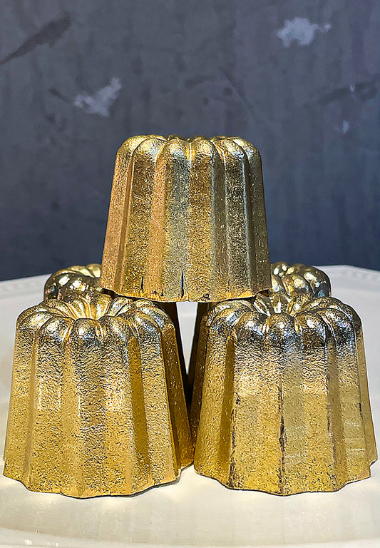 CaneléDoré| Kanure dore |金色kanure |纸质重量|黄铜